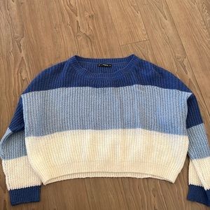 Sadly color blocked sweater